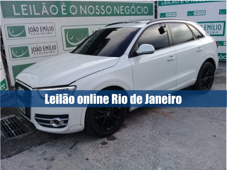 Leilão online de veículos no Rio de Janeiro