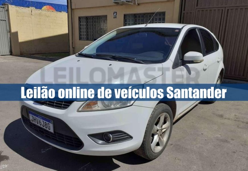 Leilão online Santander tem 121 veículos recuperados de financiamento
