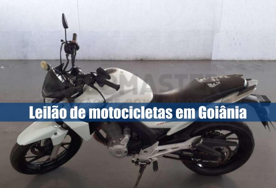 Leilomaster abre leilão com 32 motocicletas, em Goiânia