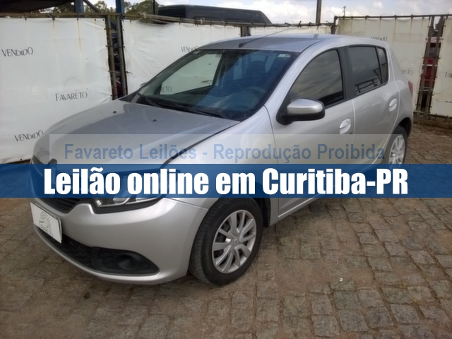Leilão online de veículos em Curitiba-PR