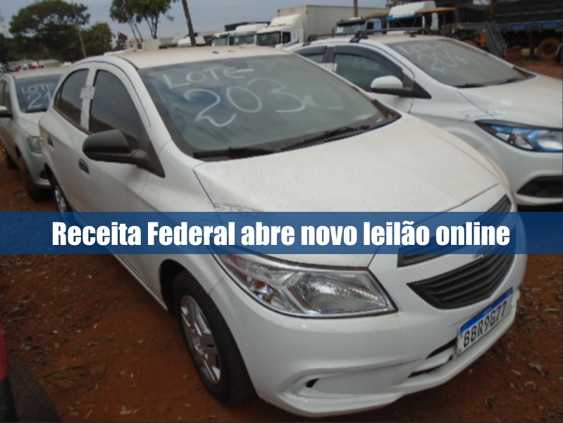 Receita Federal abre novo leilão online de veículos e eletrônicos em Foz do Iguaçu, no Paraná