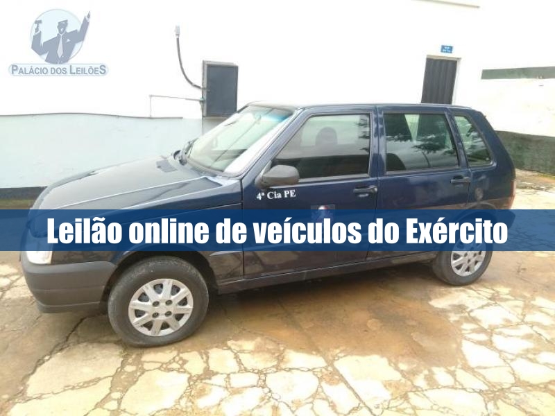 Leilão online de veículos pertencentes ao Exército Brasileiro